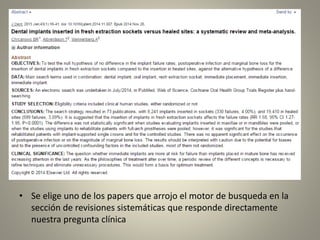 • Se elige uno de los papers que arrojo el motor de busqueda en la
sección de revisiones sistemáticas que responde directamente
nuestra pregunta clínica
 
