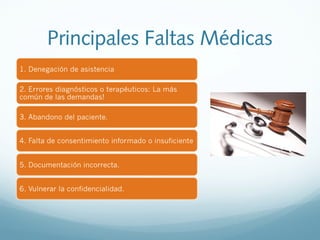 Principales Faltas Médicas
 