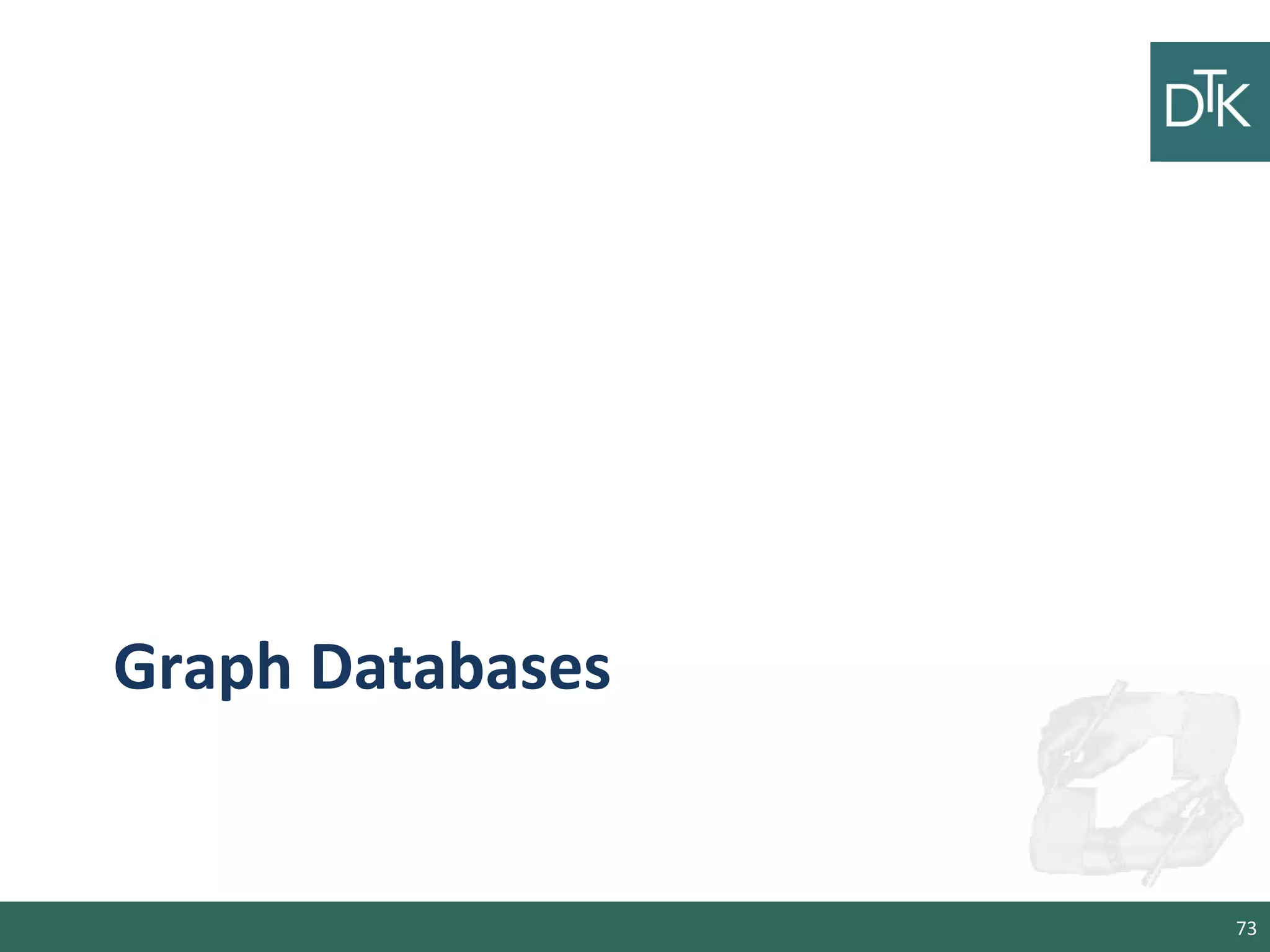 Graph Databases
73
 