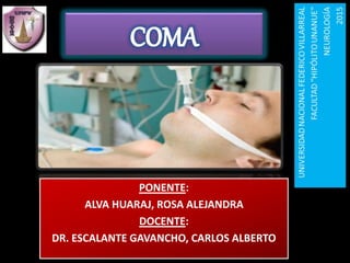 PONENTE:
ALVA HUARAJ, ROSA ALEJANDRA
DOCENTE:
DR. ESCALANTE GAVANCHO, CARLOS ALBERTO
 