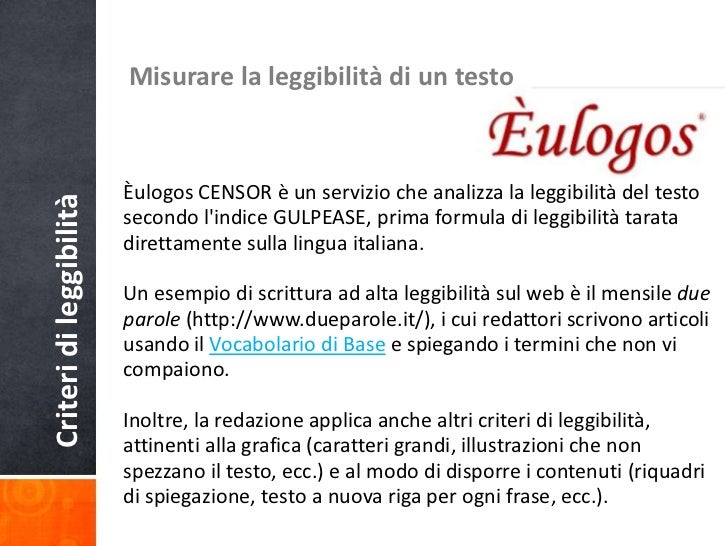Accessibilità dei testi per l'apprendimento: problemi di ...