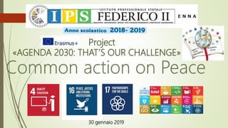 Project
«AGENDA 2030: THAT’S OUR CHALLENGE»
30 gennaio 2019
 