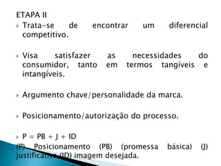 O MercadoLeva em consideração as variáveis externas à empresa – macro e microambientes, que influenciarão positiva ou negativamente o comportamento do mercado. Público-Alvo / SegmentadoSegmentar o mercado é o resultado da divisão de um mercado em pequenos grupos. Este processo é derivado do reconhecimento de que o mercado total representa o conjunto de grupos com características distintas, que são chamados segmentos.REFERÊNCIA:<http://arteinformacao.wordpress.com/planejamento/>