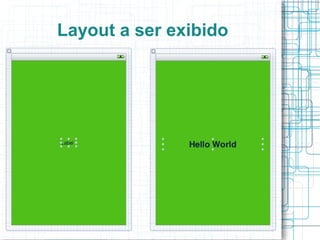 Layout a ser exibido 
 