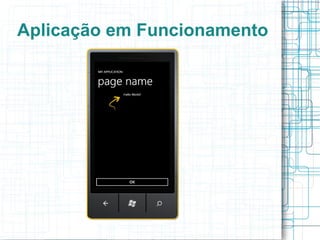 Aplicação em Funcionamento 
 