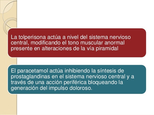 metocarbamol paracetamol y musculares relajantes