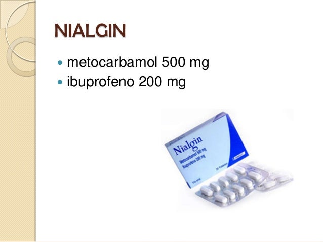 paracetamol orfenadrina relajantes musculares
