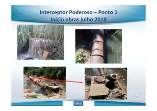 Interceptor Poderoso – Ponto 1
Início obras julho 2018
 