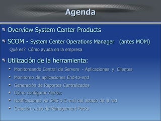 Scom Server Roles Seminario SCOM - Operations Manager (En español) | PPT