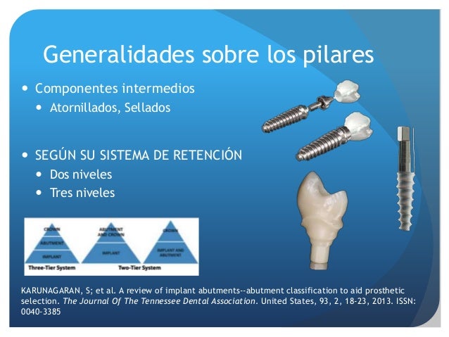 Seminario selección de pilares en implantes