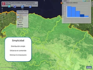 SimplicidadDistribución simpleEsfuerzo en contenidoEliminar lo innecesario