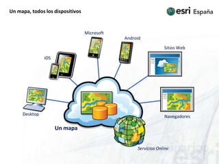 Un mapa, todos los dispositivosMicrosoftAndroidSitios WebiOSDesktopNavegadoresUn mapaServicios Online