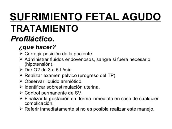 Sufrimiento fetal agudo pdf 2011