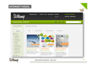 INTERNET VISUAL




                  Departamento de Marketing - Social Learn   55
 