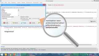 marchaatras+ sexo+
proteccionpreservativo+
pildoradiadespues+
parejassexuales
riesgosexual
 