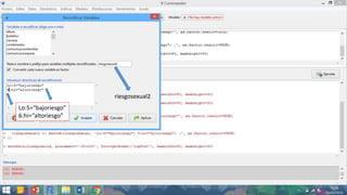 riesgosexual2
Lo:5=“bajoriesgo”
6:hi=“altoriesgo”
 