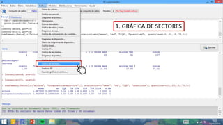 1. GRÁFICA DE SECTORES
 