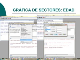 GRÁFICA DE SECTORES: EDAD
 