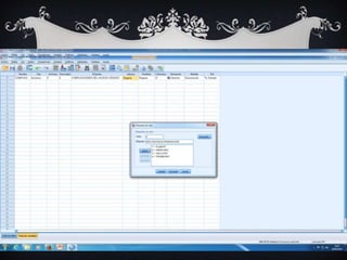 MEJORA DEL ARTÍCULO
 En segundo lugar hemos abierto SPSS para mejorar este artículo.
Para ello hemos utilizado la variable “Complicaciones del acceso
venoso”
Le añadimos los valores indicados
 