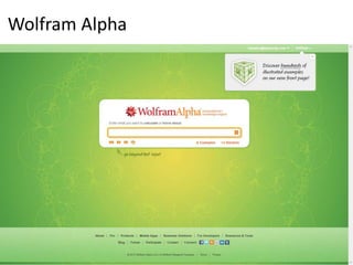 Wolfram Alpha
 