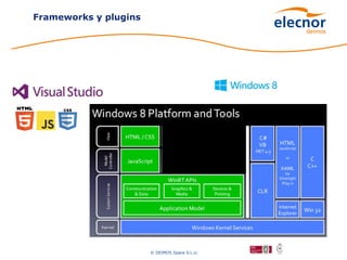 Frameworks y plugins




                       © DEIMOS Space S.L.U.
 