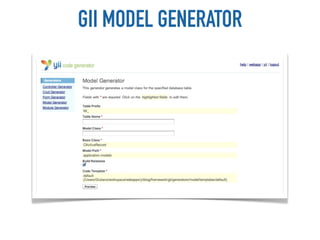 GII MODEL GENERATOR
 