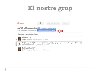 El nostre grup

 