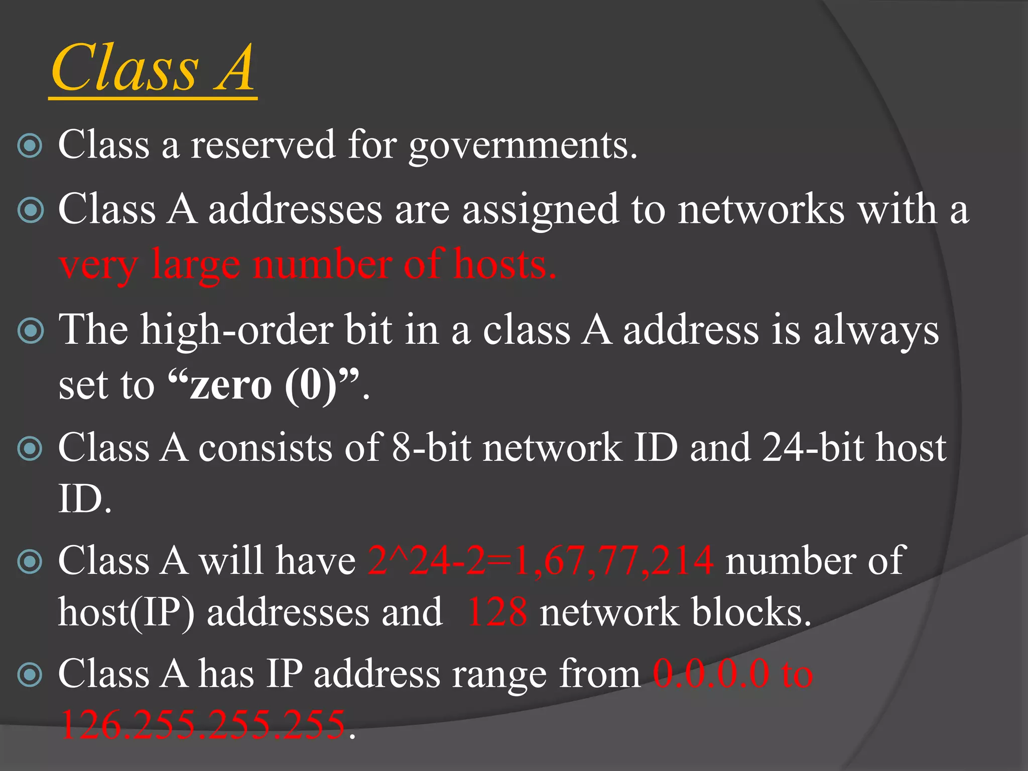 ipv4 (internet protocol version 4) | PPTX