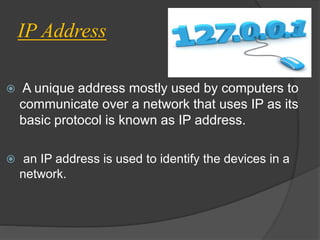  ipv4 (internet protocol version 4)   