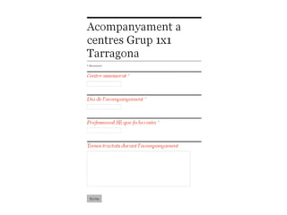 Experències a centre 