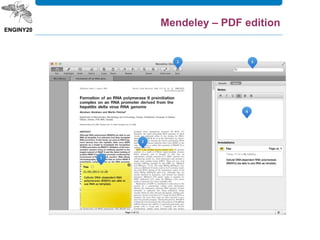 Mendeley – PDF edition
 