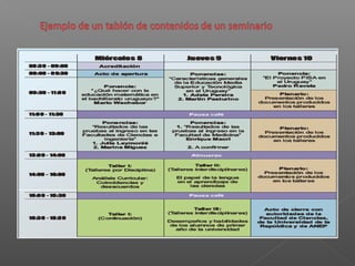 Seminario taller