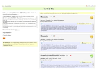 A web service is a network  application  with  programmatic  interface 