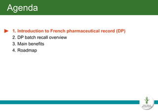 French Pharmaceutical Record (DP) and Batch Recall Services | PPT