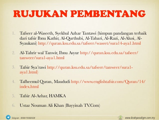 Ibrah Kisah Ibrahim di dalam Al-Quran