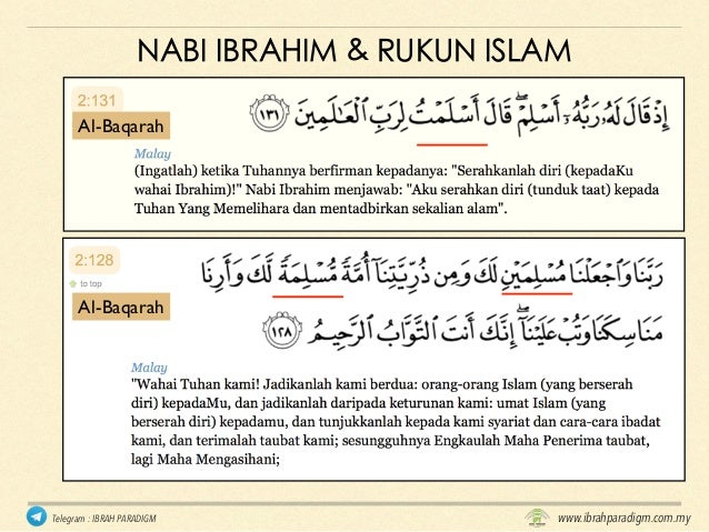 Kisah Nabi Ibrahim Dengan Firaun - Toast Nuances