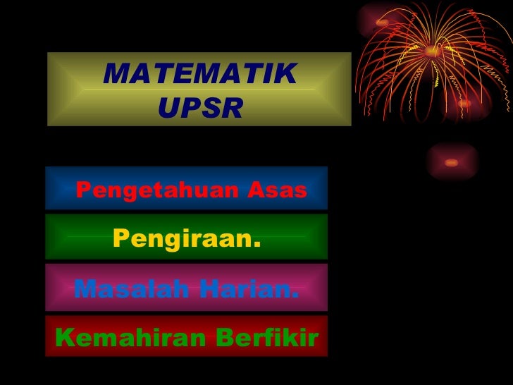 UPSR Math Problem Solving