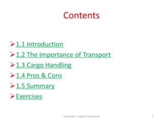 Modes of Transport in Logistics | PDF