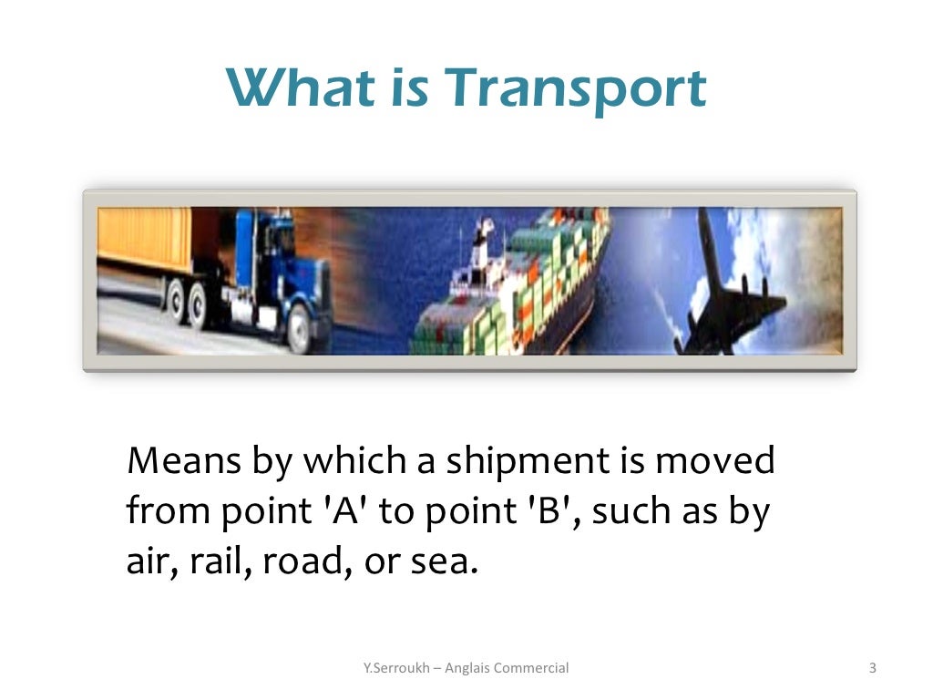 Modes of Transport in Logistics
