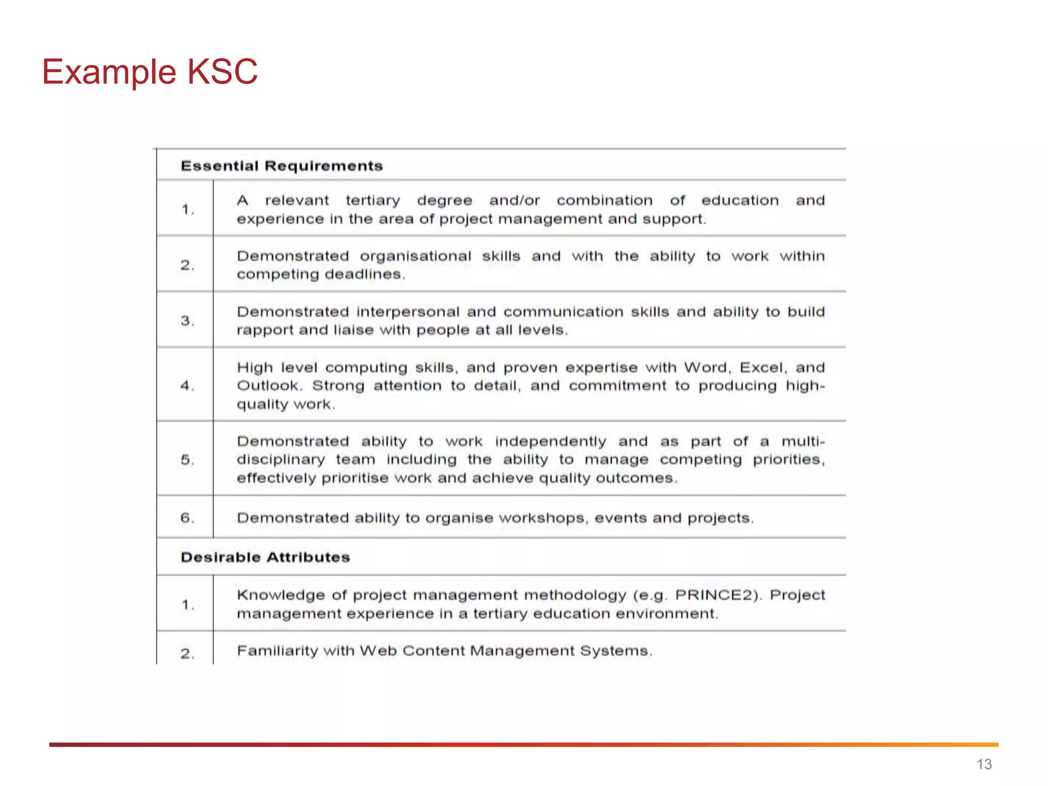 Example KSC




              13
 