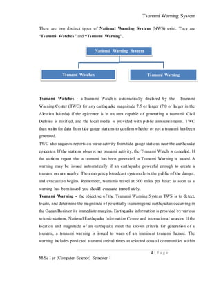 Tsunami emergency alert system