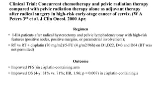 carcinoma cervix management stage wise with role of surgery | PPTX