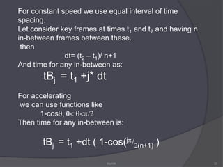 It involves creating an image, and then using a computer to put that image in motion 