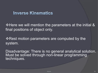 Later successively positions along the path is changed to “on” and older position to background color.21Mahith