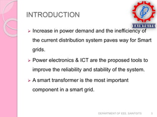 SMART GRID AND SMART TRANSFORMERS | PPTX