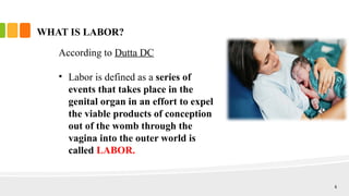 Labor Simple Definition First stage of labor and it's management.pptx