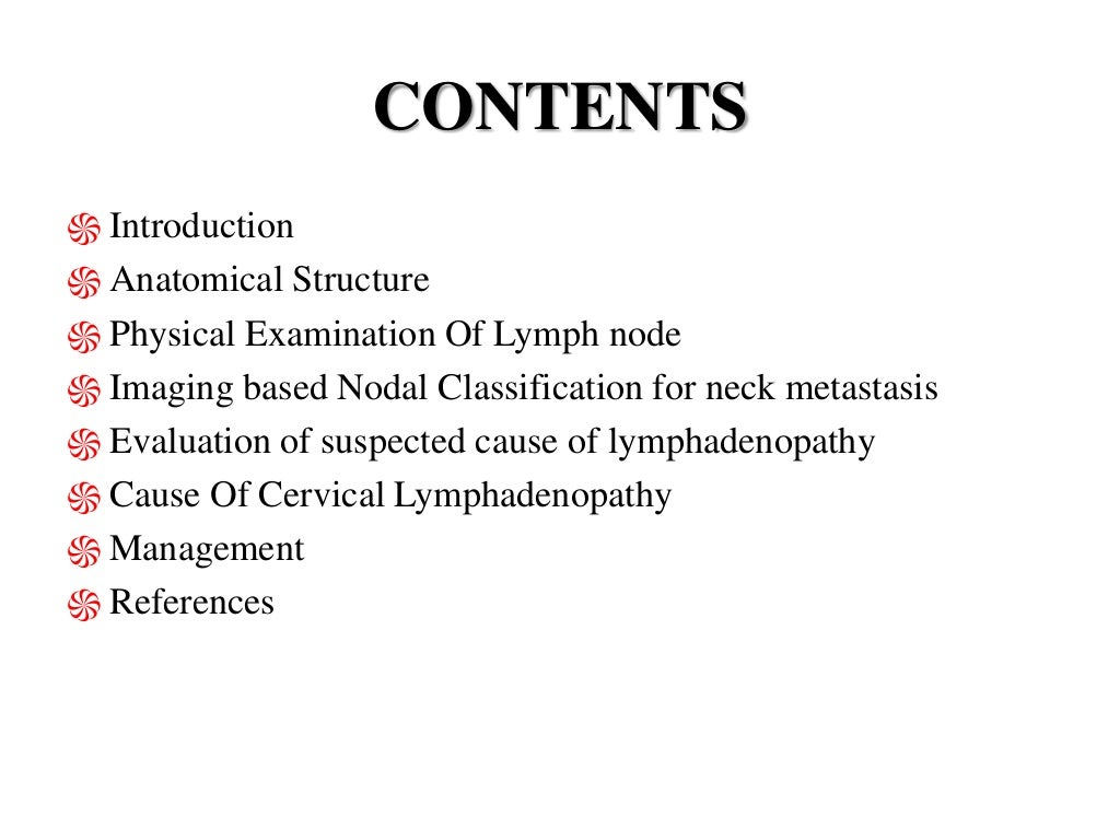 Differential Diagnosis of Lymphadenopathy
