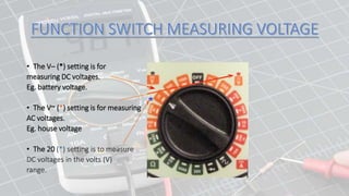 Multimeter Dc Setting DIGITAL MULTIMETER PPT | PPTX