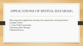 Spatial Database | PPTX