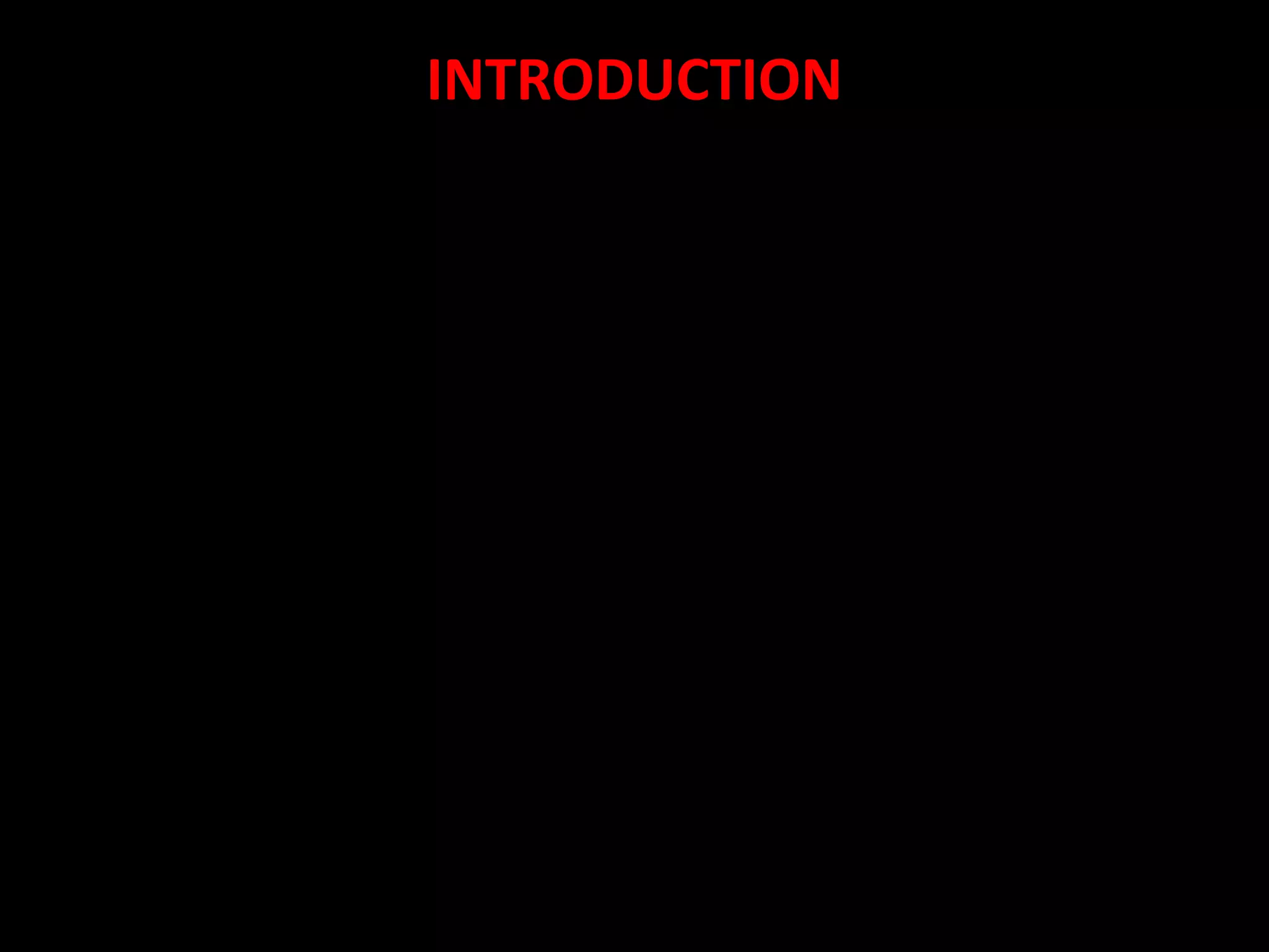 INTRODUCTION
 